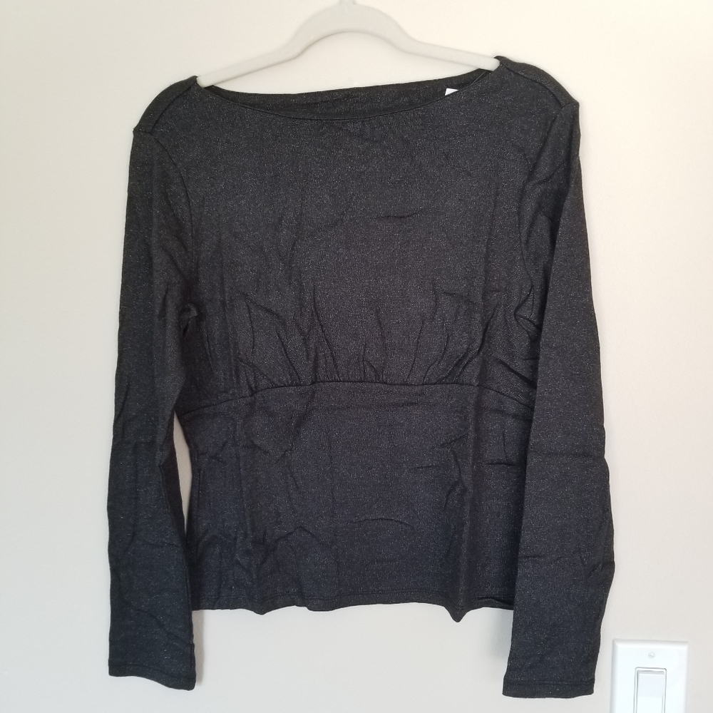 BANANA REPUBLIC KNIT LUREX TOP - Picture 5 of 15